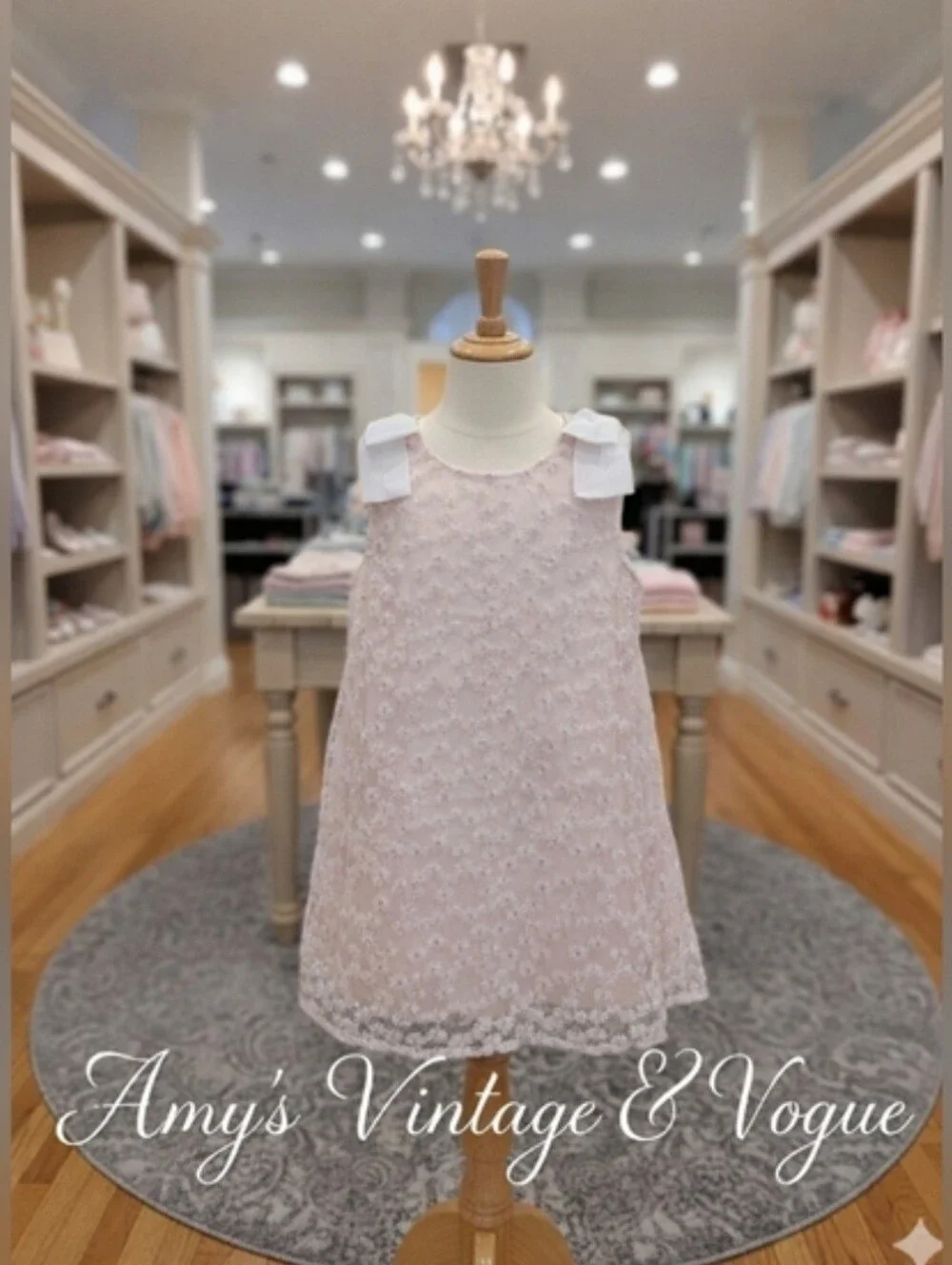 Doe a Dear Romantic Easter Dress – Big Little Girl Spring Boutique Dress